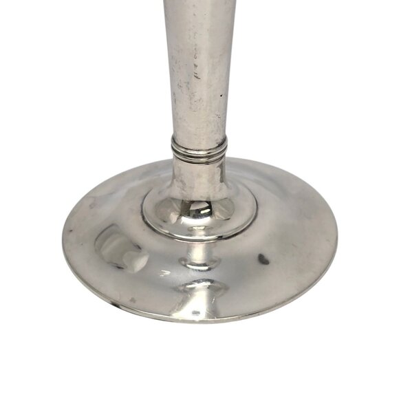 Antique Tiffany & Co Sterling Silver Trumpet Bud Vase 17613 #19618 - Picture 7 of 10